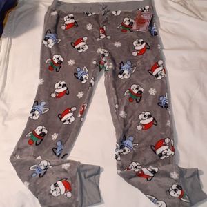 Boston Terrier French‎ Bulldog Soft Sleep Pants XL